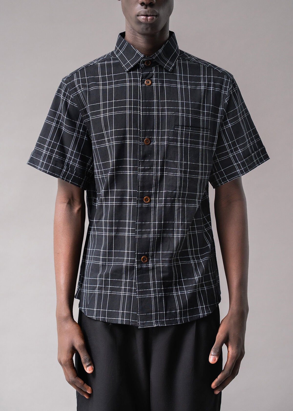 Tron 2-D Plaid Black