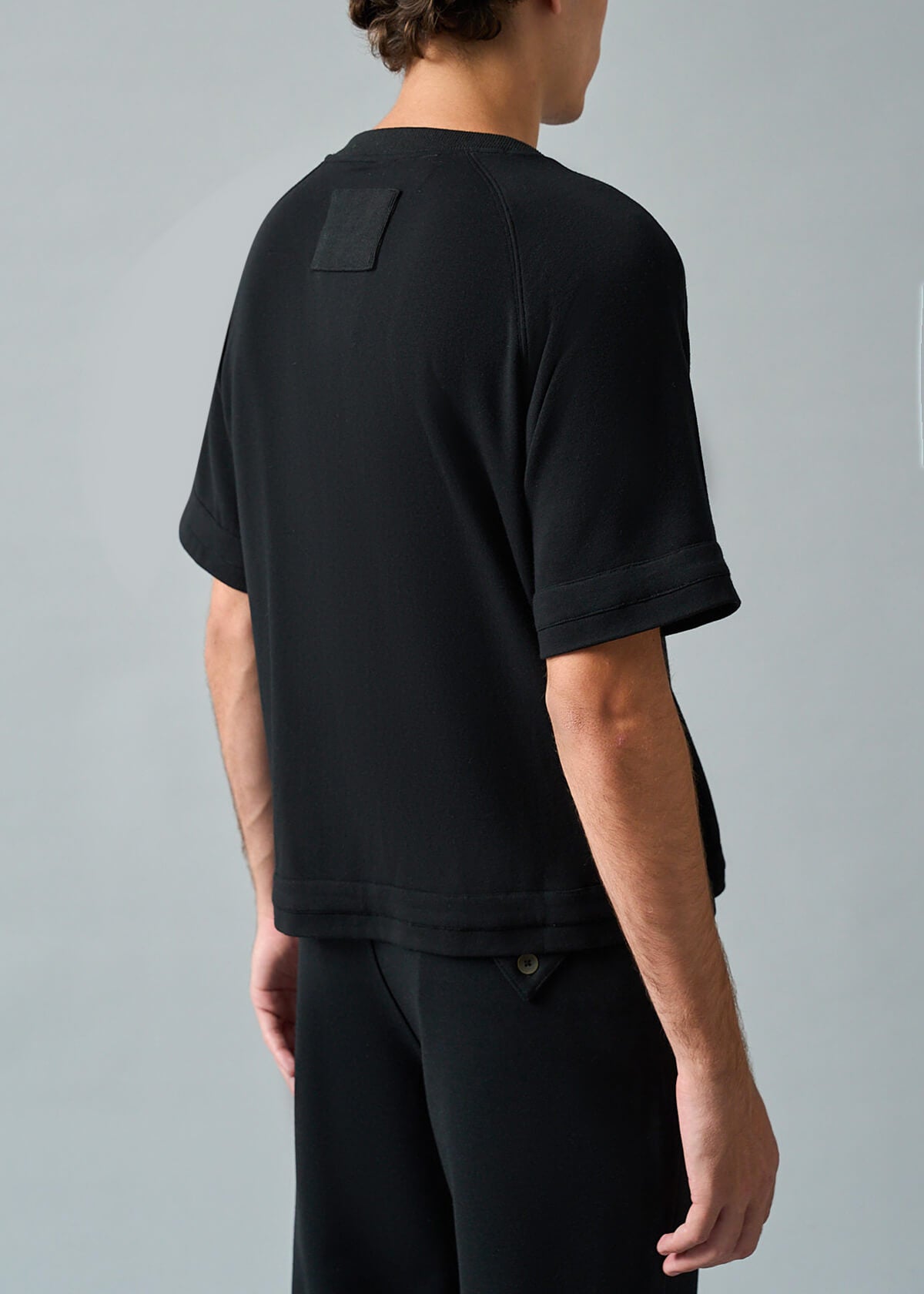 Framed Luxe Tee Black