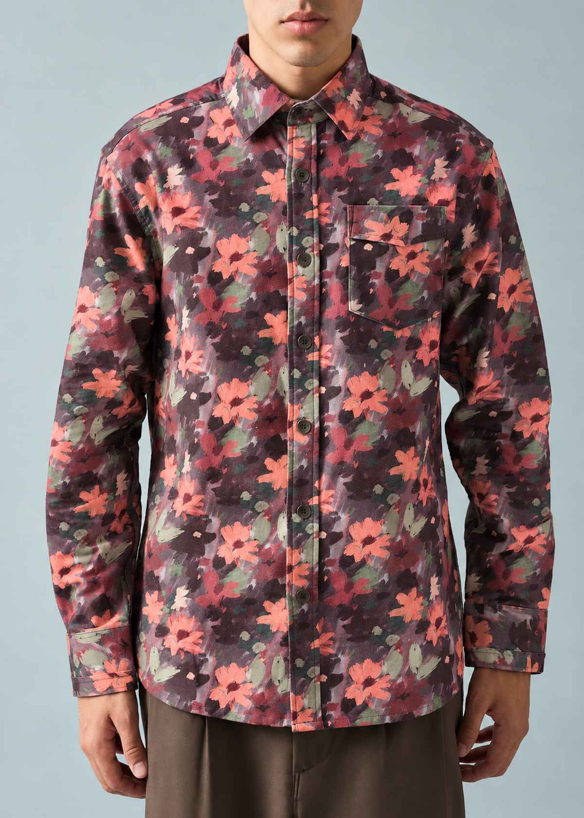 Botanic Camo Burgundy