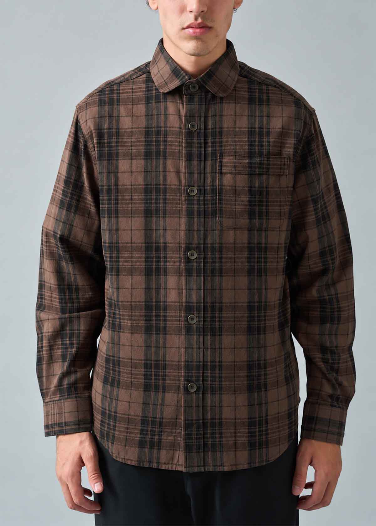 Black Kaffee Plaid Shirt
