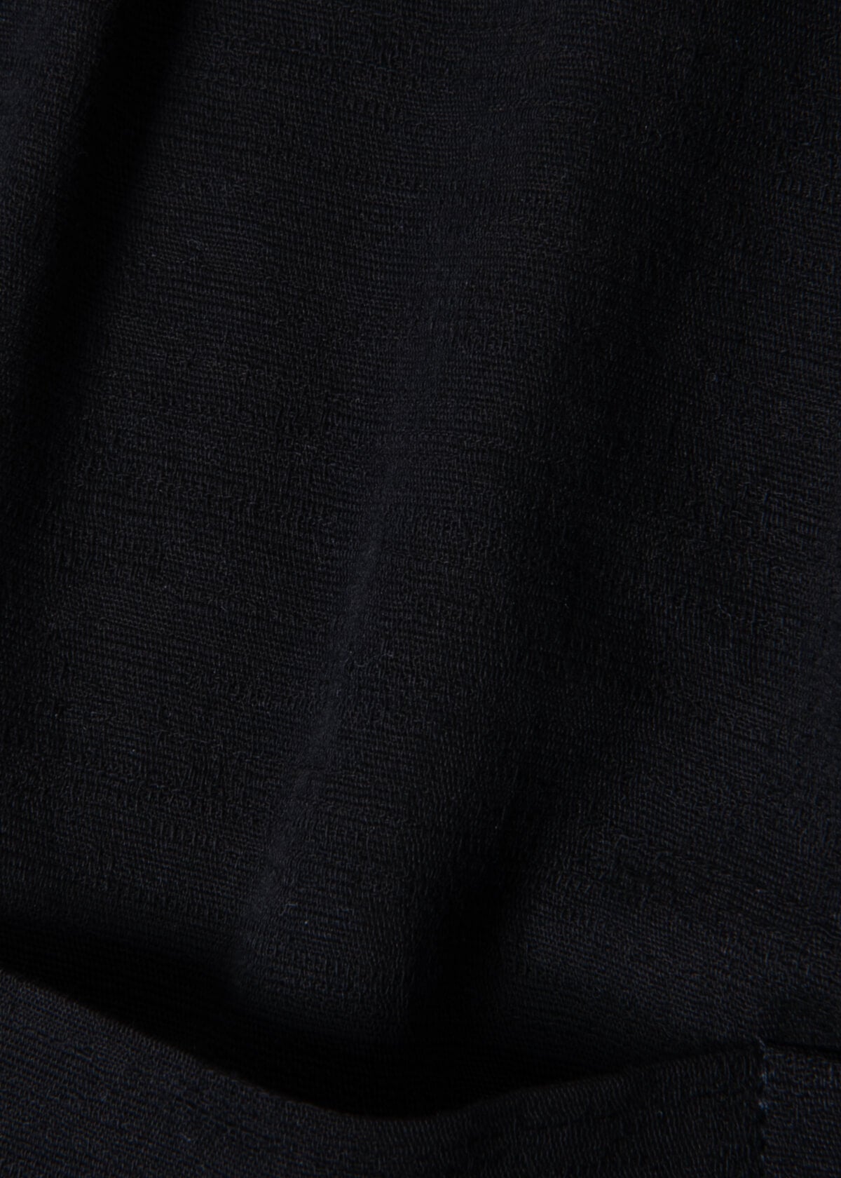 Offset Slub Black