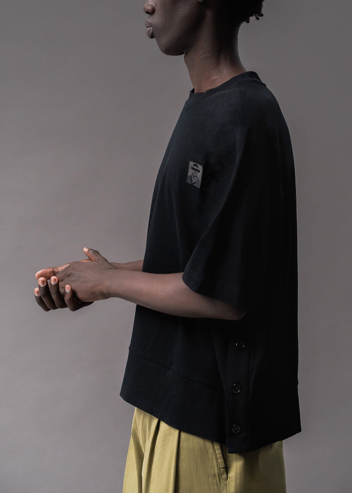 Italian Aviator Tee Black