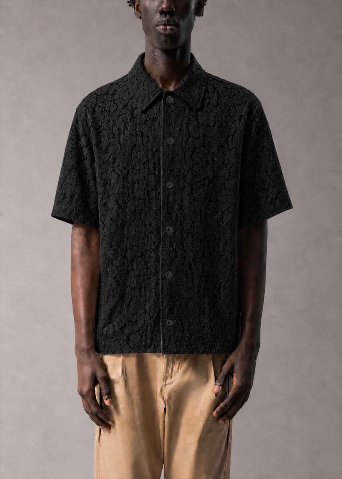 Lace d'Floral Black