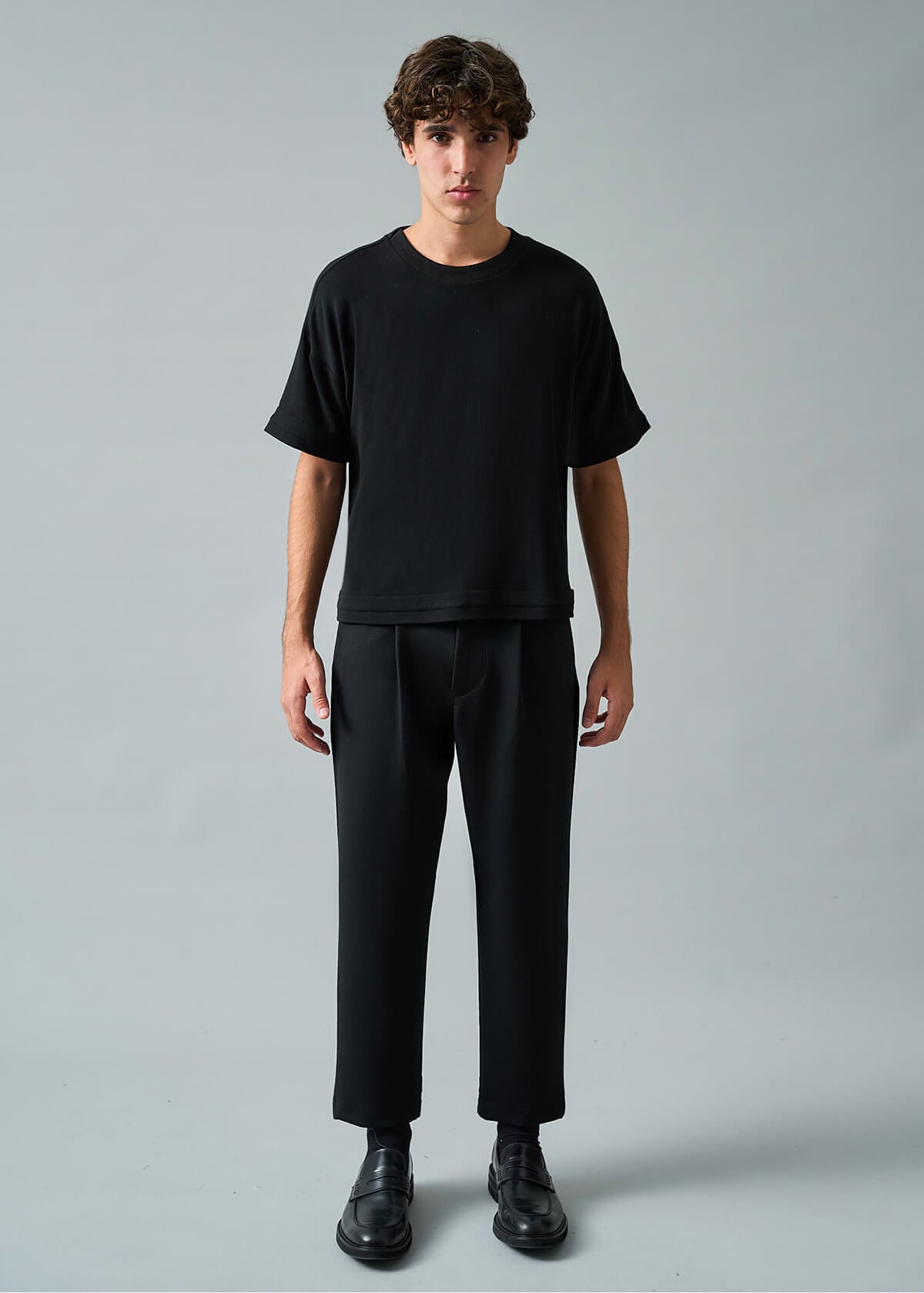 Framed Luxe Tee Black