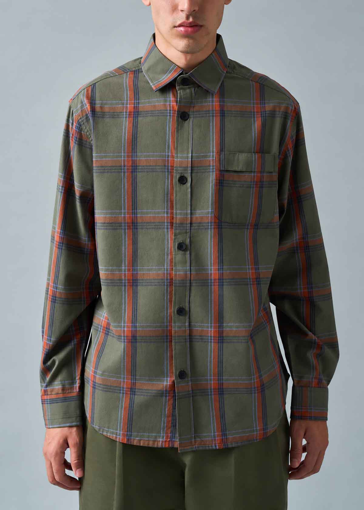 Mercy Plaid Verde Shirt