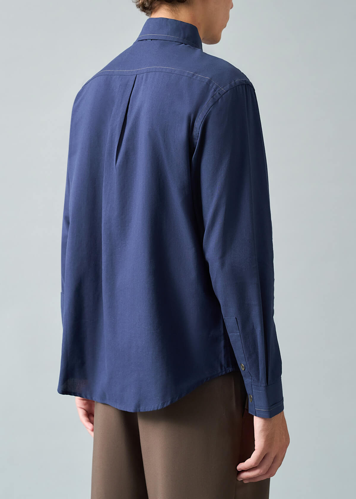 Soft Canvas Navy Shirt