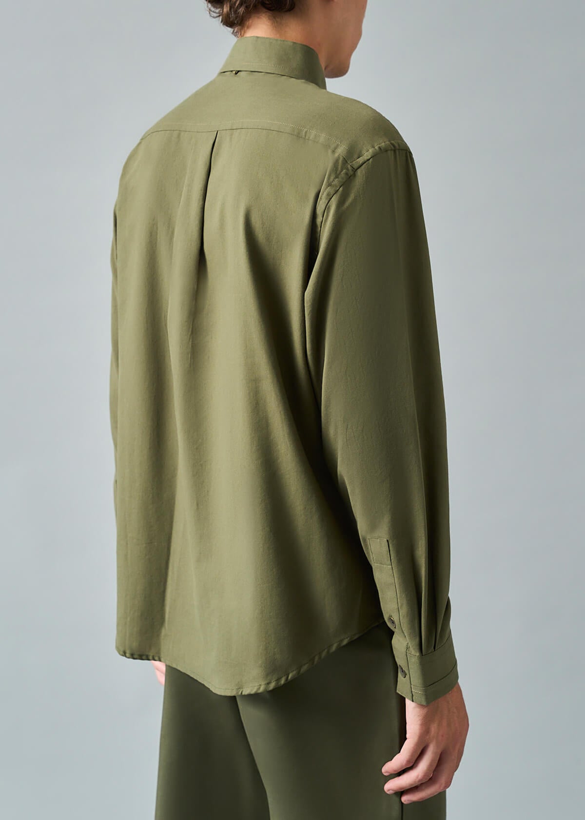 Soft Canvas Olive Shirt