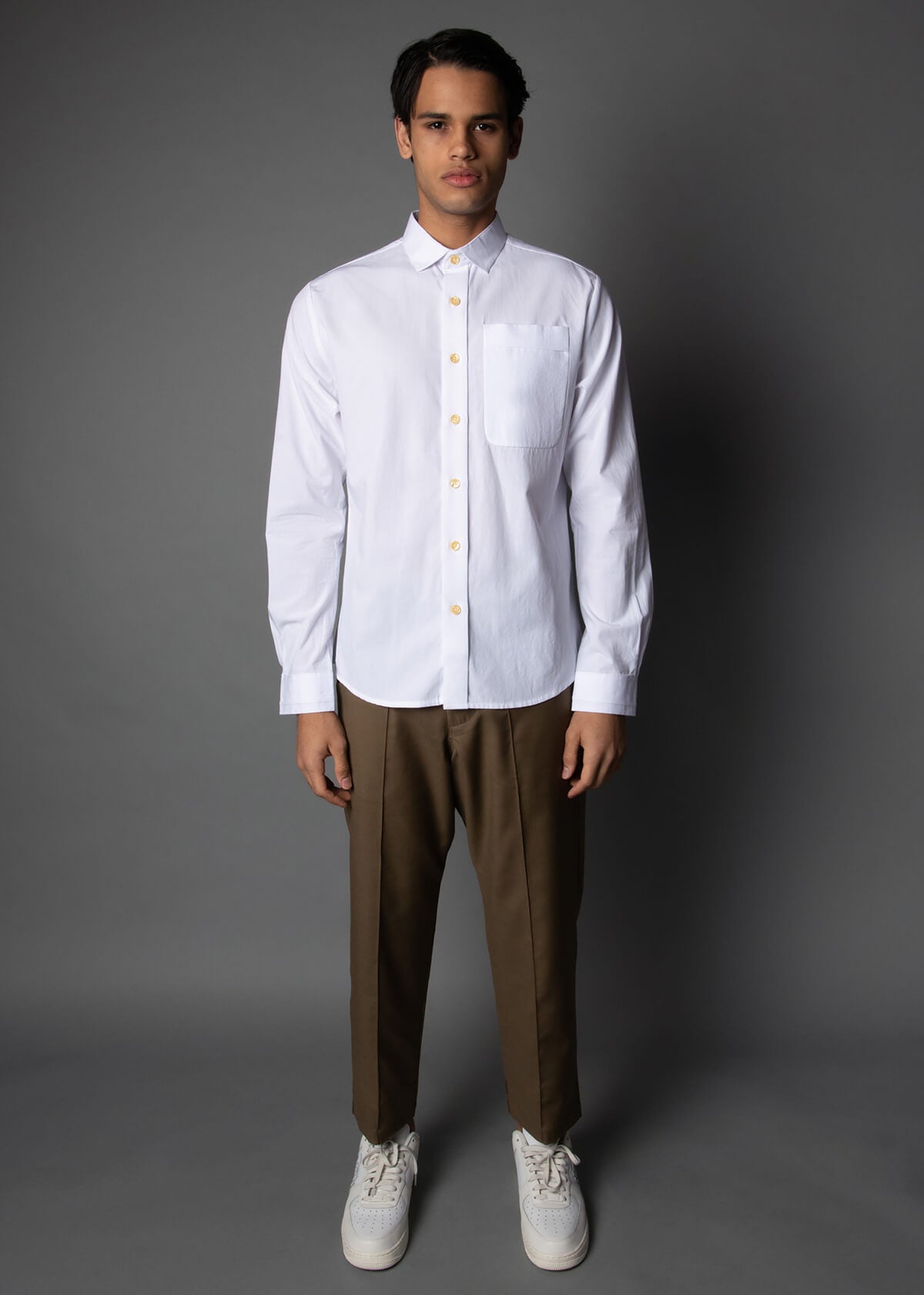 Modal Cloud White Shirt