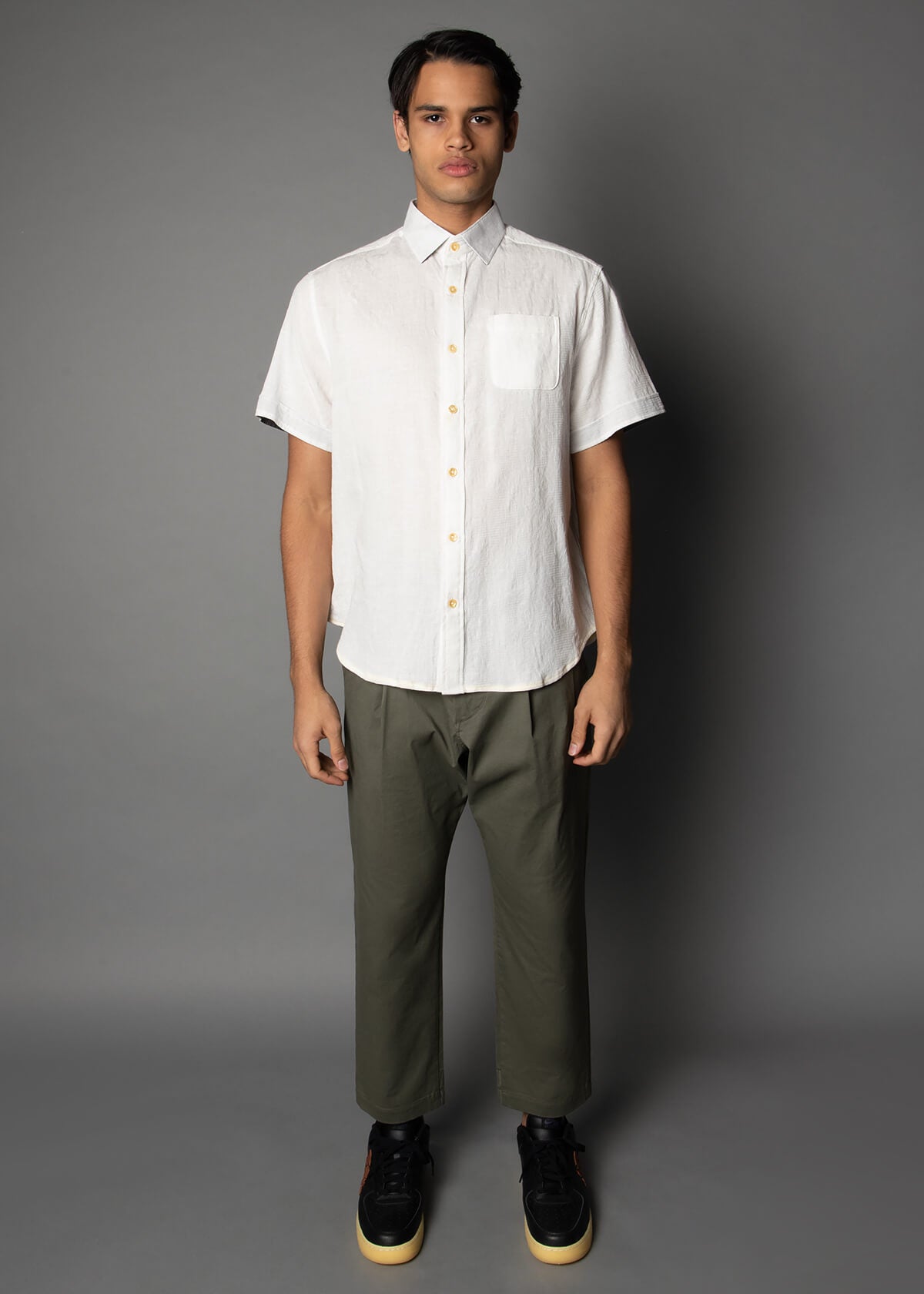 White Strand Rlx Fit Shirt