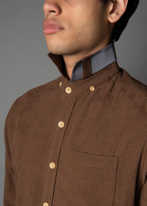 Long Strand Cocao Rlx Fit Shirt