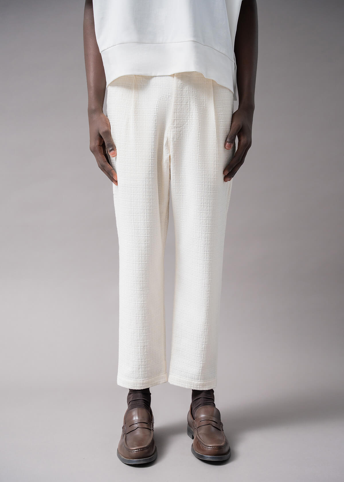 Off White Grid Pant: Boxer Fit