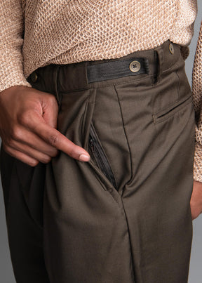 Boxer Fit: School Daze Olive Brown