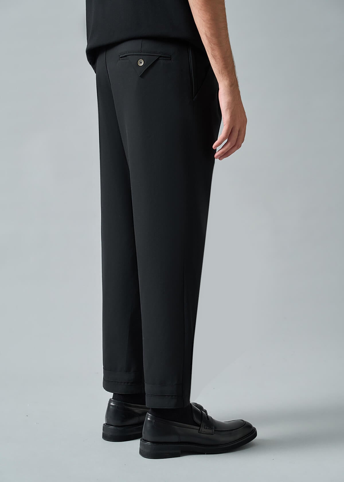 Society Trouser Black: Boxer Fit