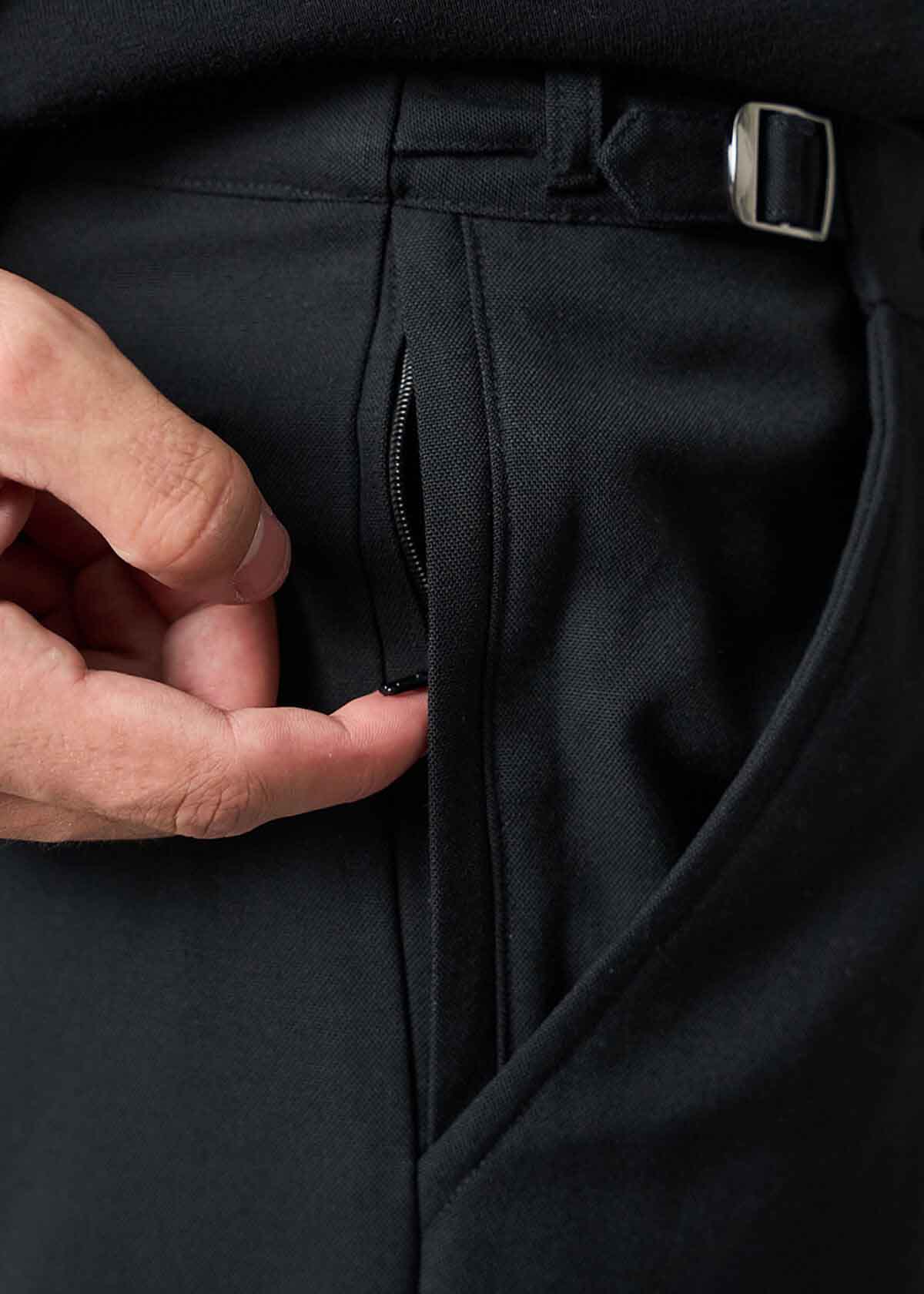 Society Trouser Black: Boxer Fit